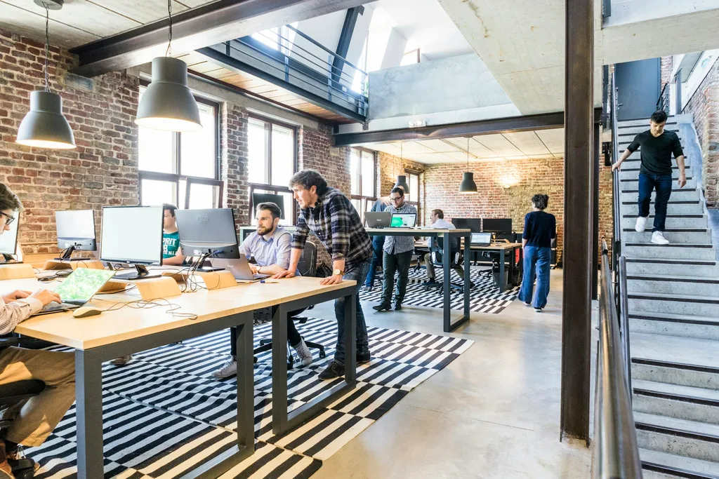 Professional business technology environment